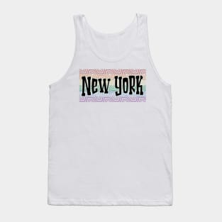 LGBTQ PATTERN AMERICA NEW YORK Tank Top